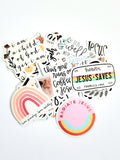 Set of 4 Stickers - For Her