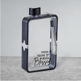 Chosen Redeemed Forgiven Blessed- Square Notebook Water Bottle