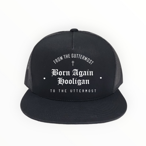 Born Again Hooligan - Black Trucker Hat