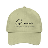 Grace Changes Everything - White Dad Hat