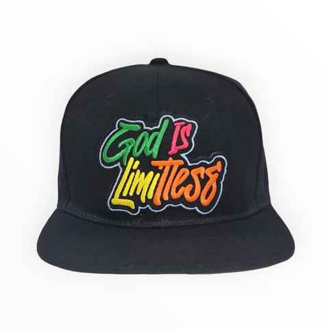 God is Limitless - Black Snap Back Hat