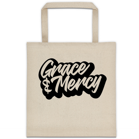 Grace and Mercy- Canvas Tote Bag