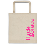 Hustle & Grace - Canvas Tote Bag