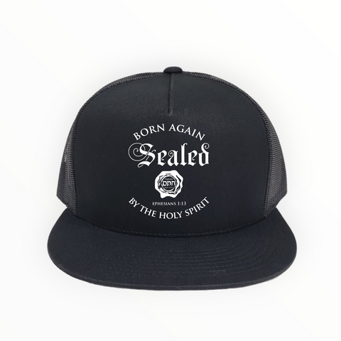 Born Again - Black Trucker Hat