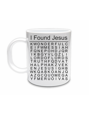 I found Jesus Word Search - Ceramic Mug
