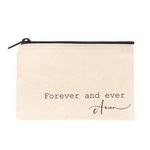 Forever and Ever Amen - Canvas Cosmetic Bag